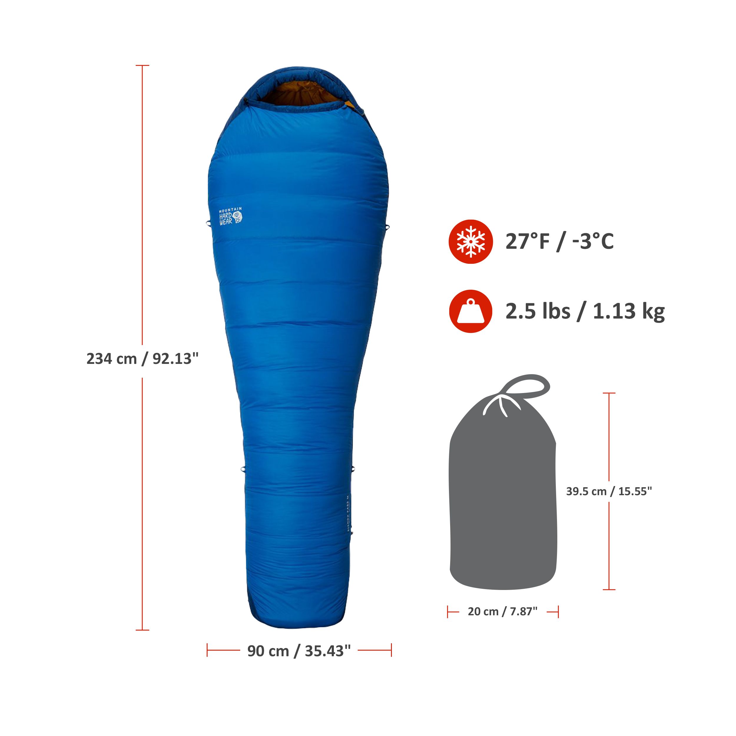 Mountain Hardwear Men's Bishop Pass Sleeping Bag