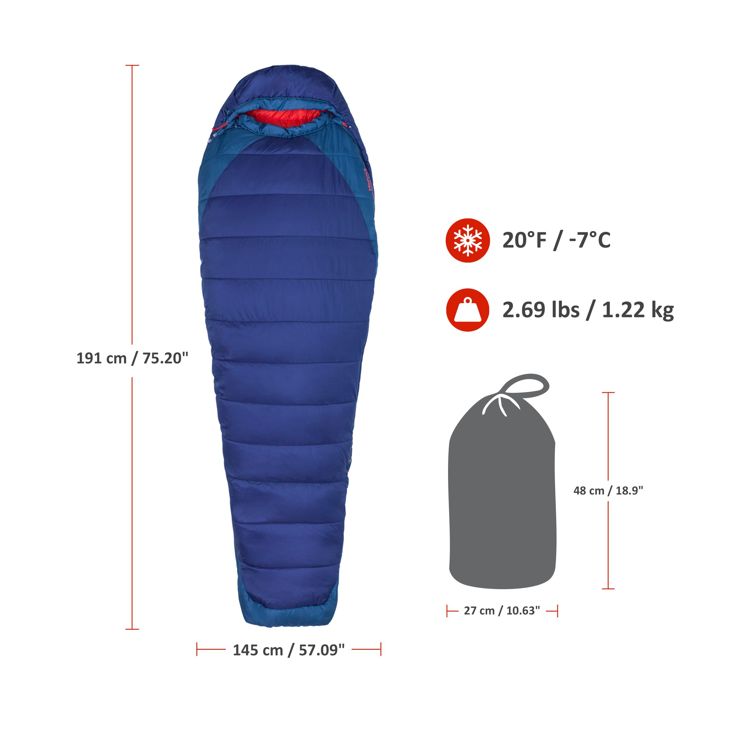 Marmot Women's Trestles Elite Eco Sleeping Bag