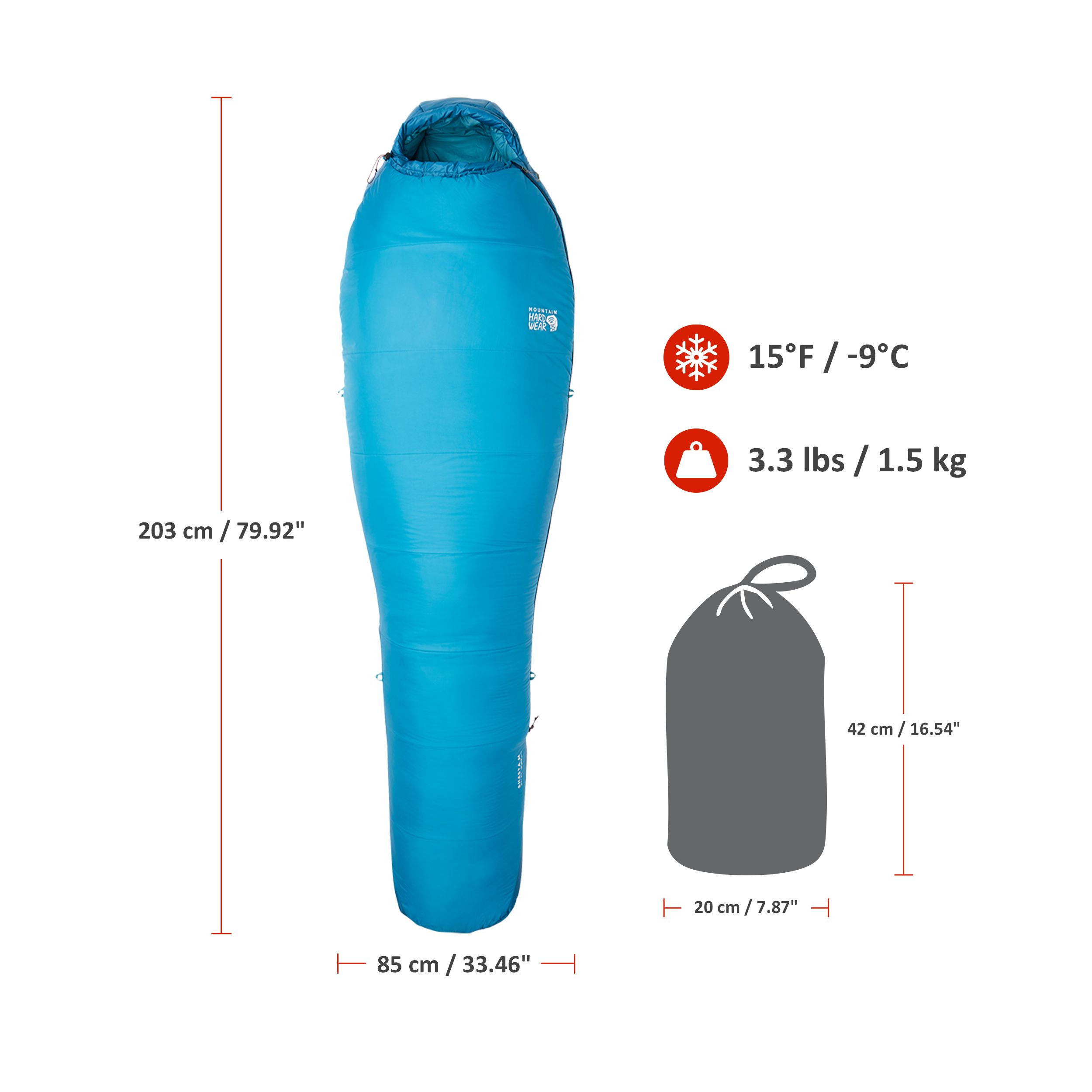 Mountain Hardwear Men's Shasta Sleeping Bag