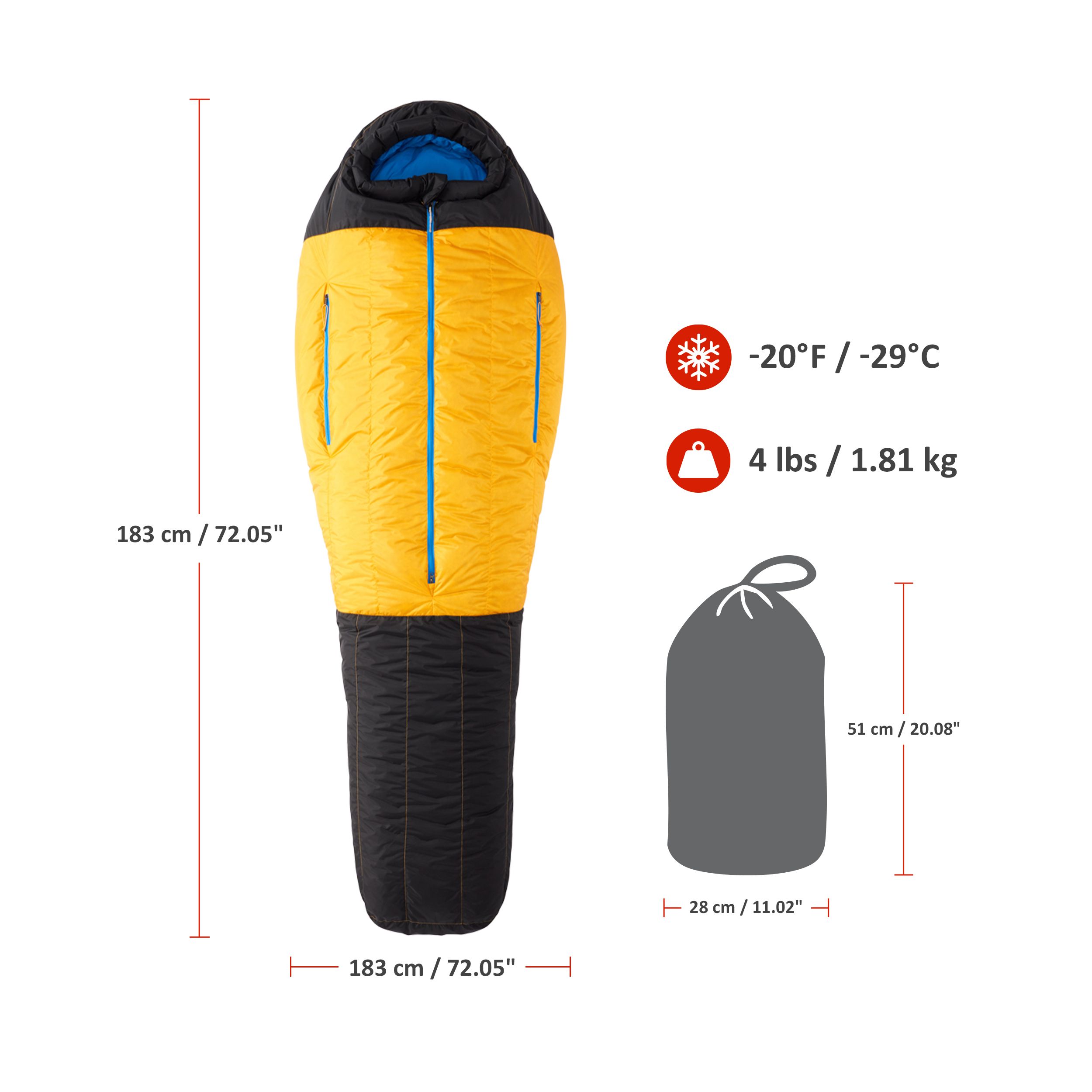 Marmot Col Men's -20°F/-29°C Sleeping Bag