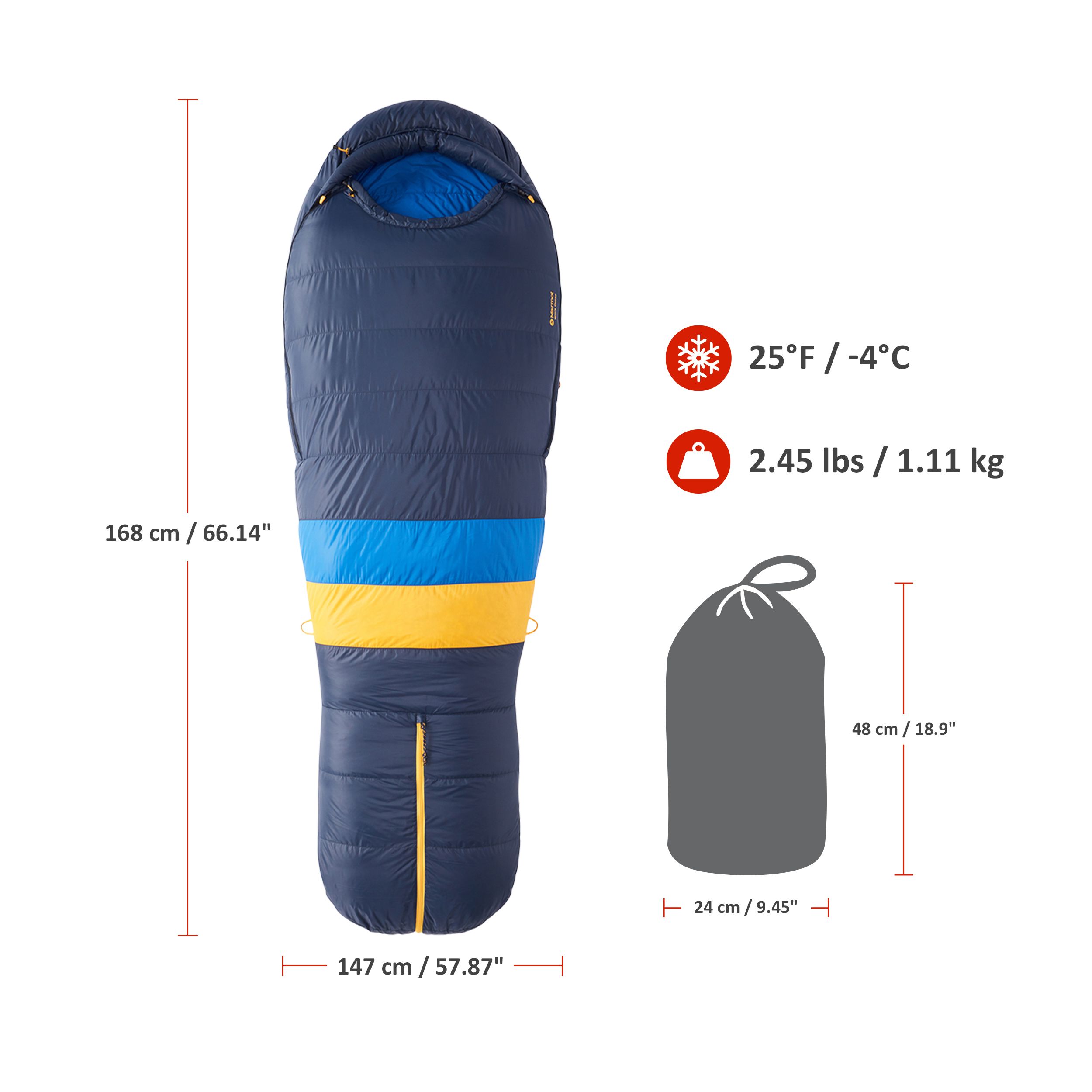 Marmot Nanowave 25°F/-4°C Sleeping Bag