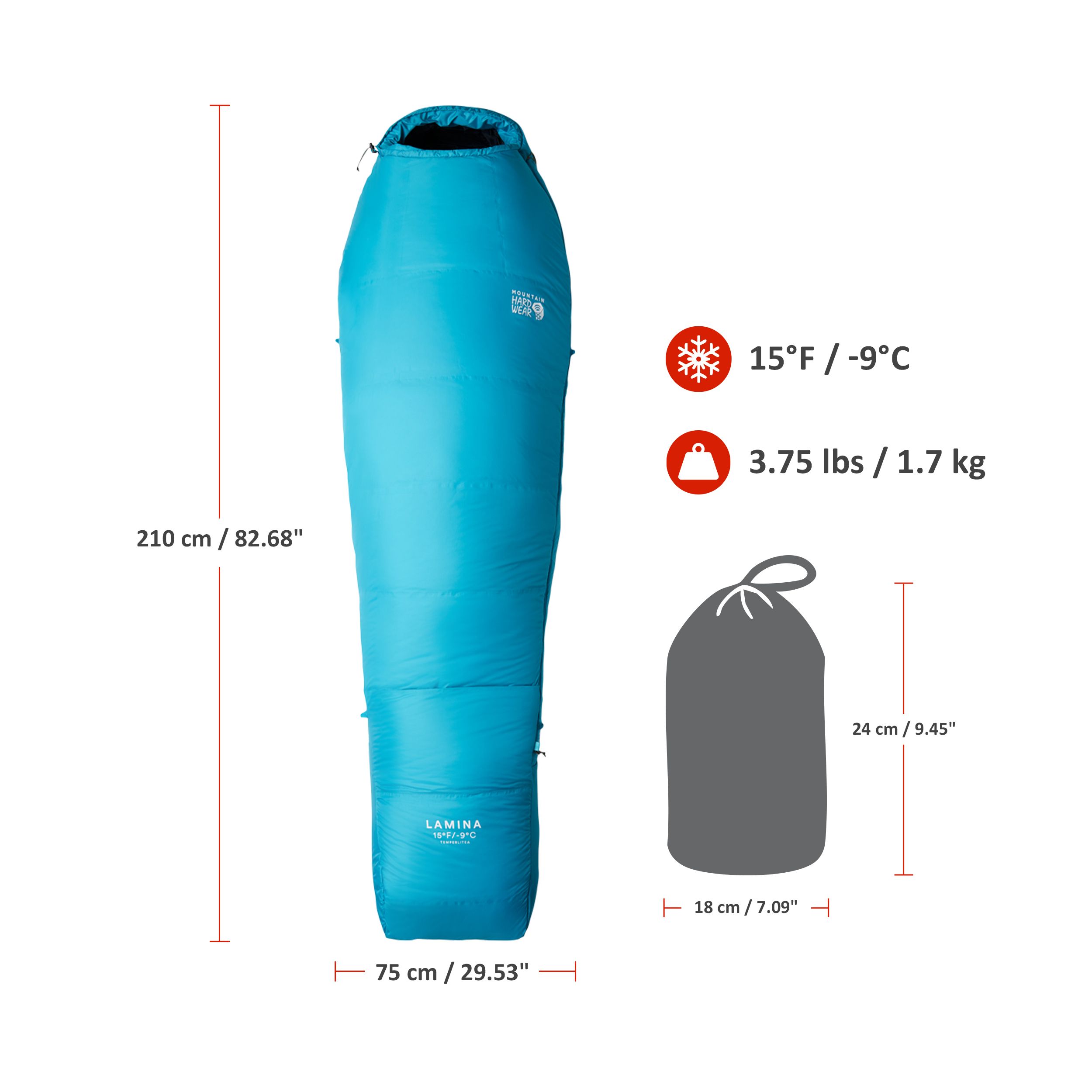 Mountain Hardwear Lamina™ Men's Regular Sleeping Bag