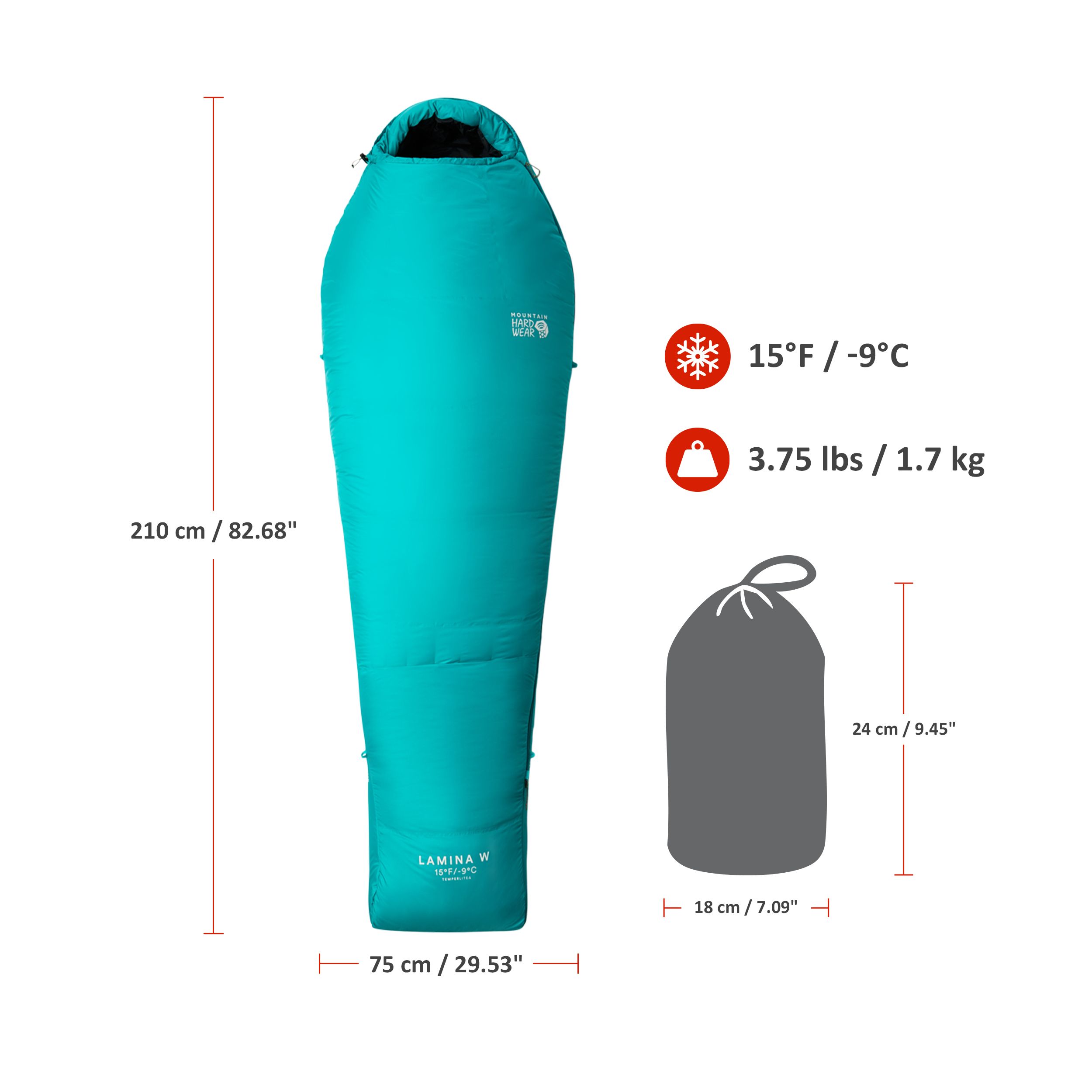 Mountain Hardwear Lamina™ Women's 15°F/-9°C Sleeping Bag