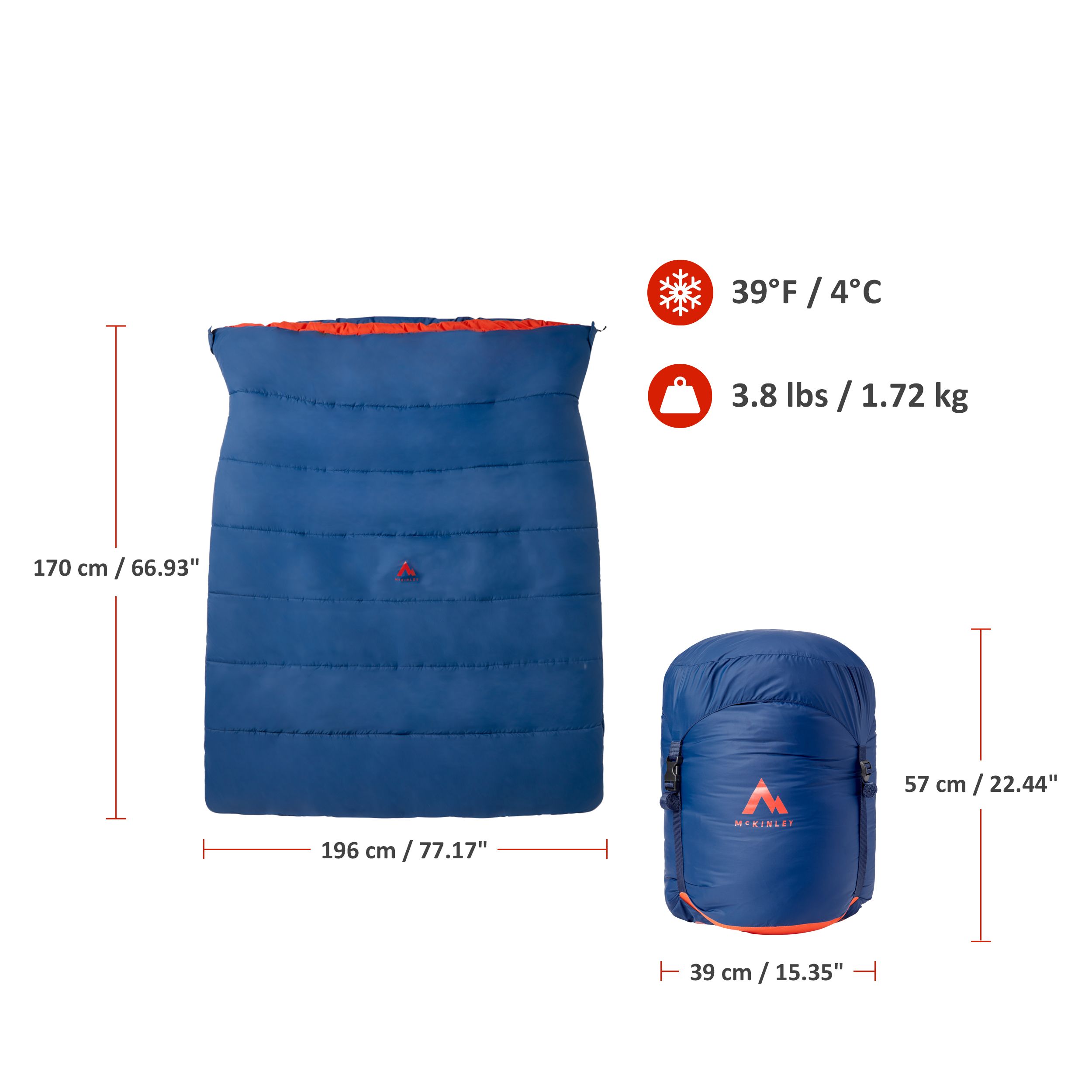 McKinley Double Men's Sleeping Bag
