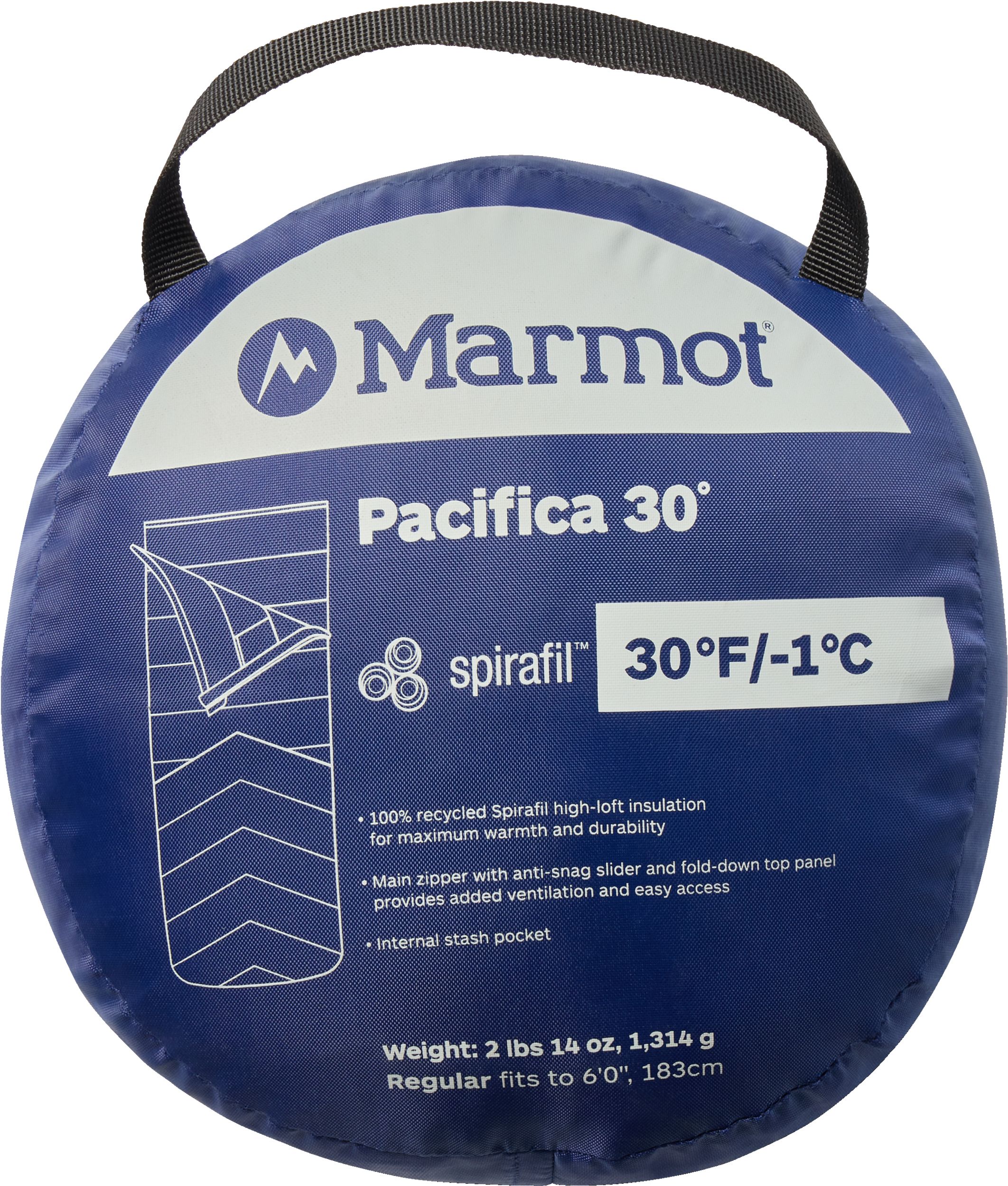 Marmot Pacifica 30°F/-1°C Square Men's Sleeping Bag
