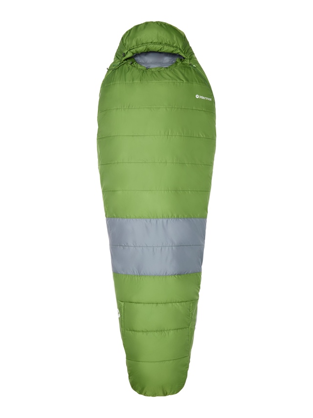 Marmot Trestles Elite Eco 30°f/-1°c Men's Regular Recycled Fabric Sleeping Bag Overhead_Flat