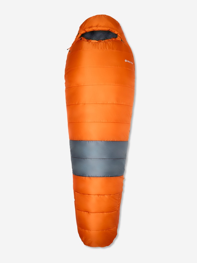 Marmot Trestles Elite Eco 0°f/-18°c Regular Recycled Fabric Sleeping Bag Overhead_Flat