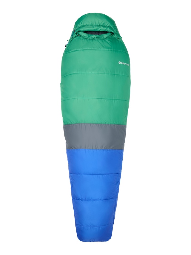 Marmot Trestles Elite Eco 30°f/-1°c Kids' Synthetic Mummy Sleeping Bag Front_Flat