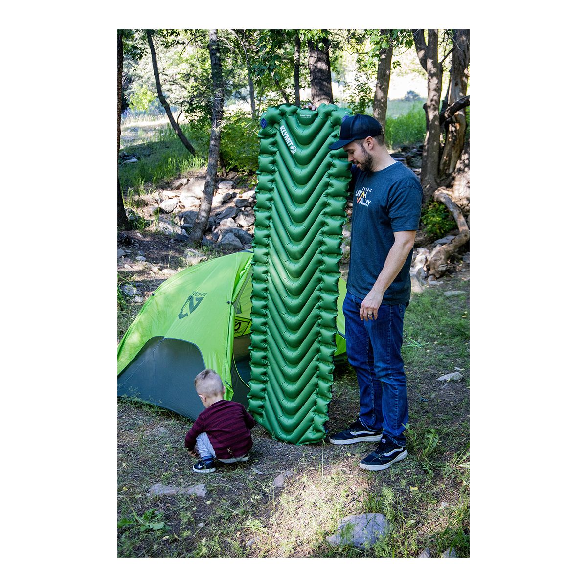 Klymit Static V Long Sleeping Pad Front_Angled_Left