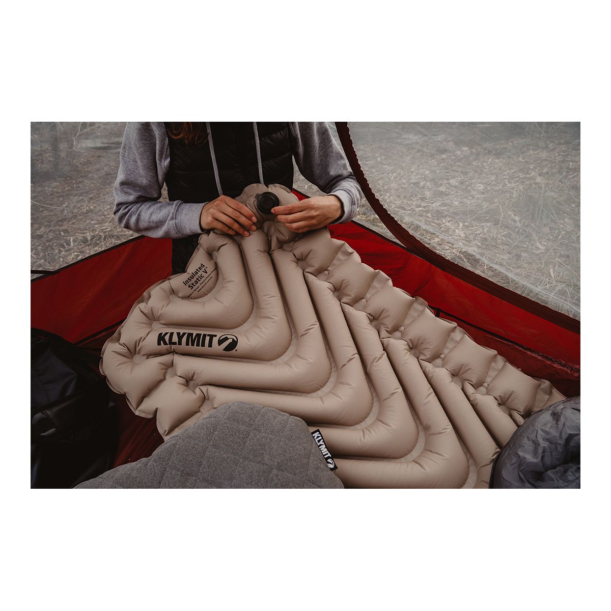 Klymit Static V Luxe Insulated Sleeping Pad CloseUp