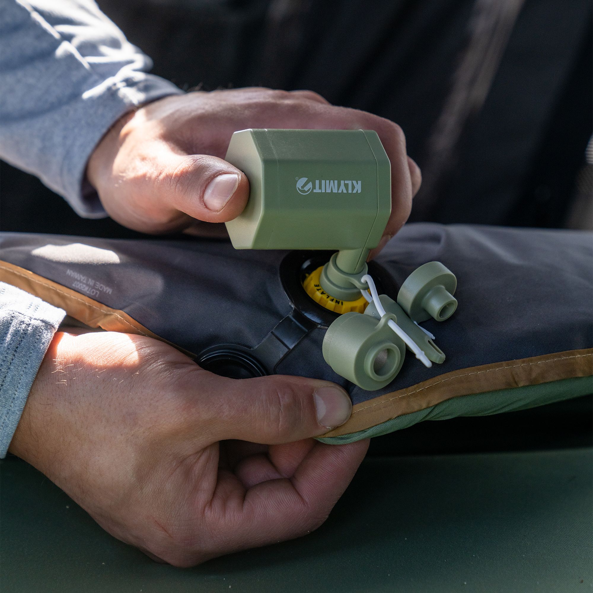 Klymit Tempest Rechargeable Electric Pump Bottom_Plunge