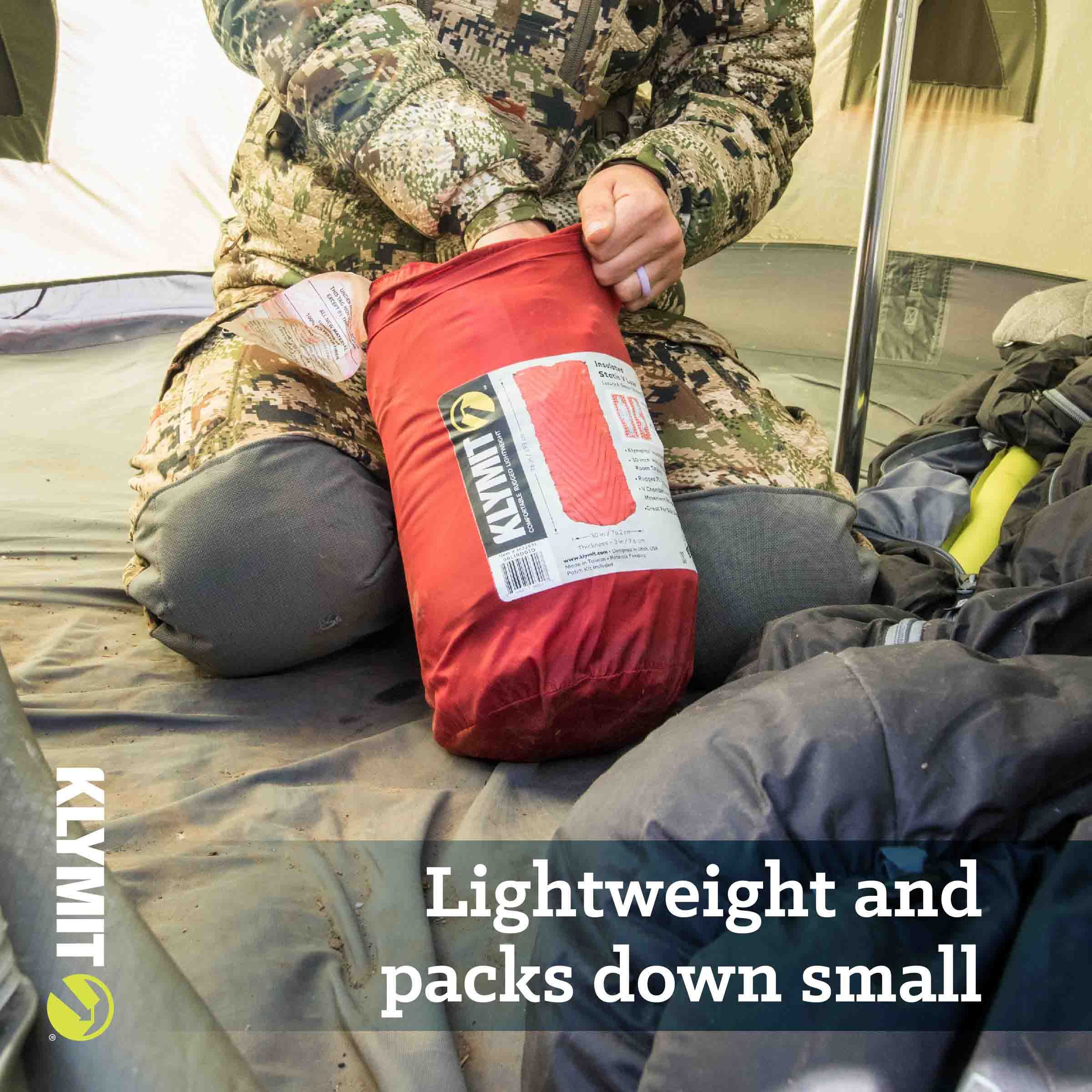 Klymit Static V Luxe Insulated Sleeping Pad Front_Angled_Right