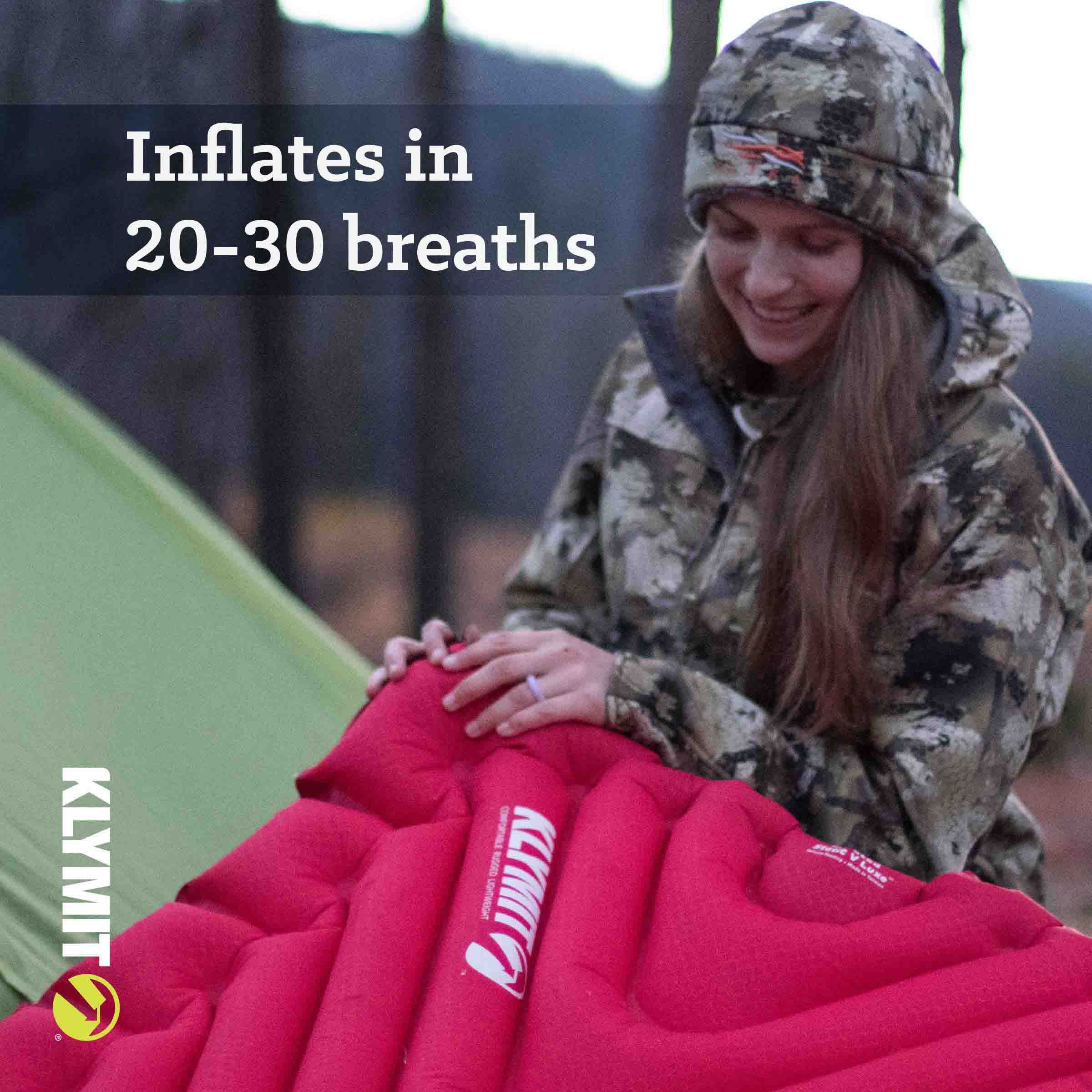 Klymit Static V Luxe Insulated Sleeping Pad CloseUp
