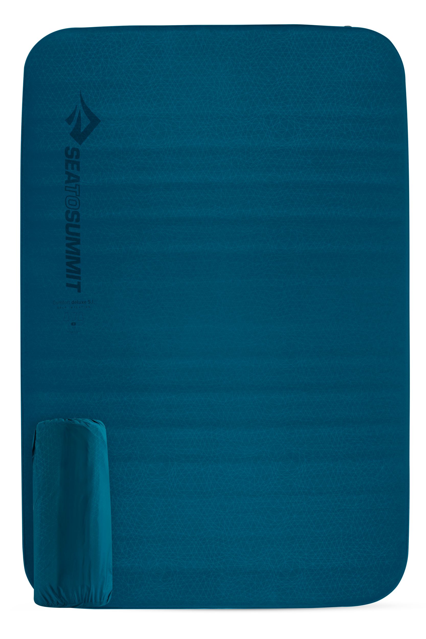 Sea to Summit Comfort Deluxe Double Sleeping Pad Overhead_Flat