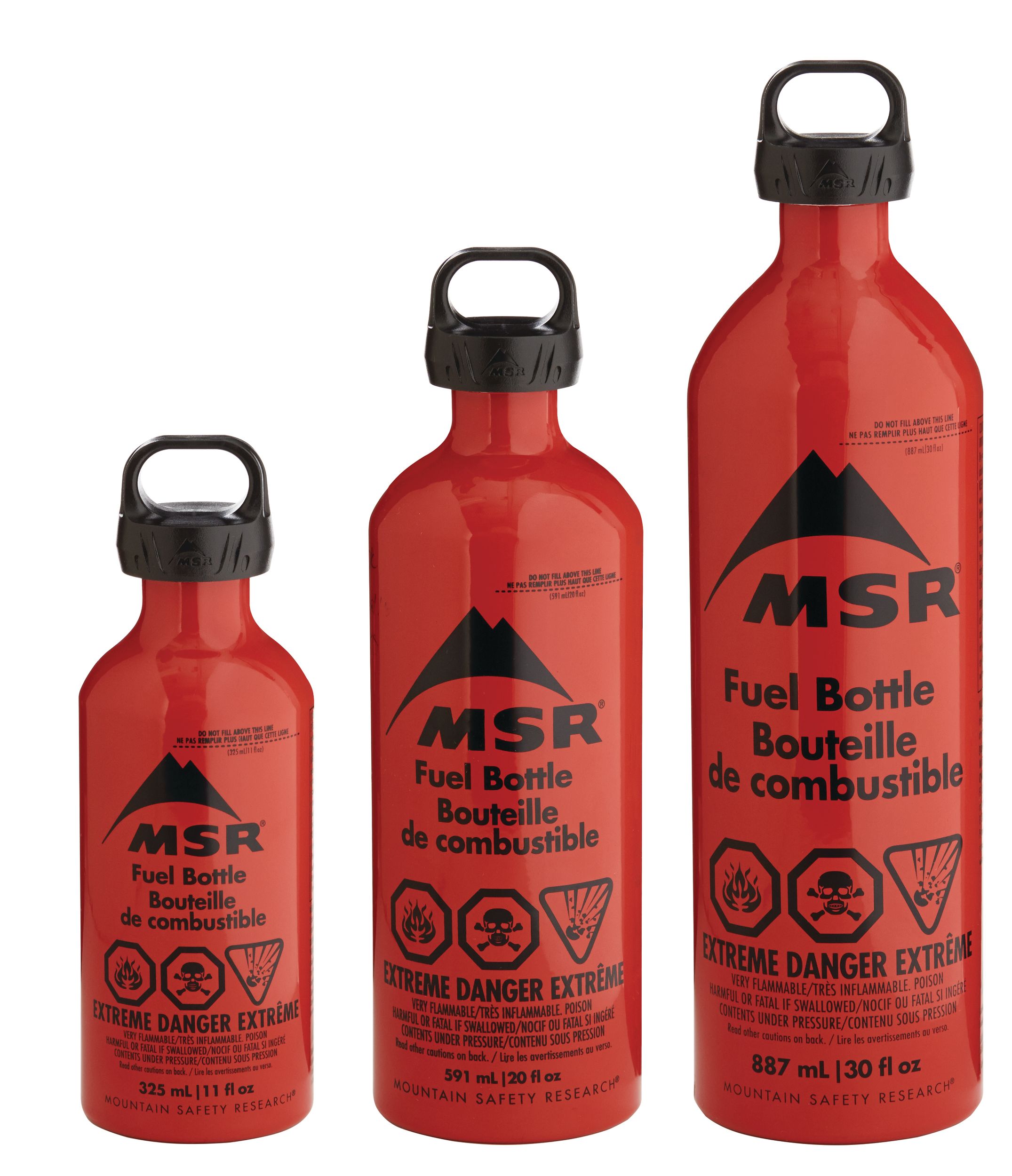 MSR Fuel Bottle - 591ml Back_Flat