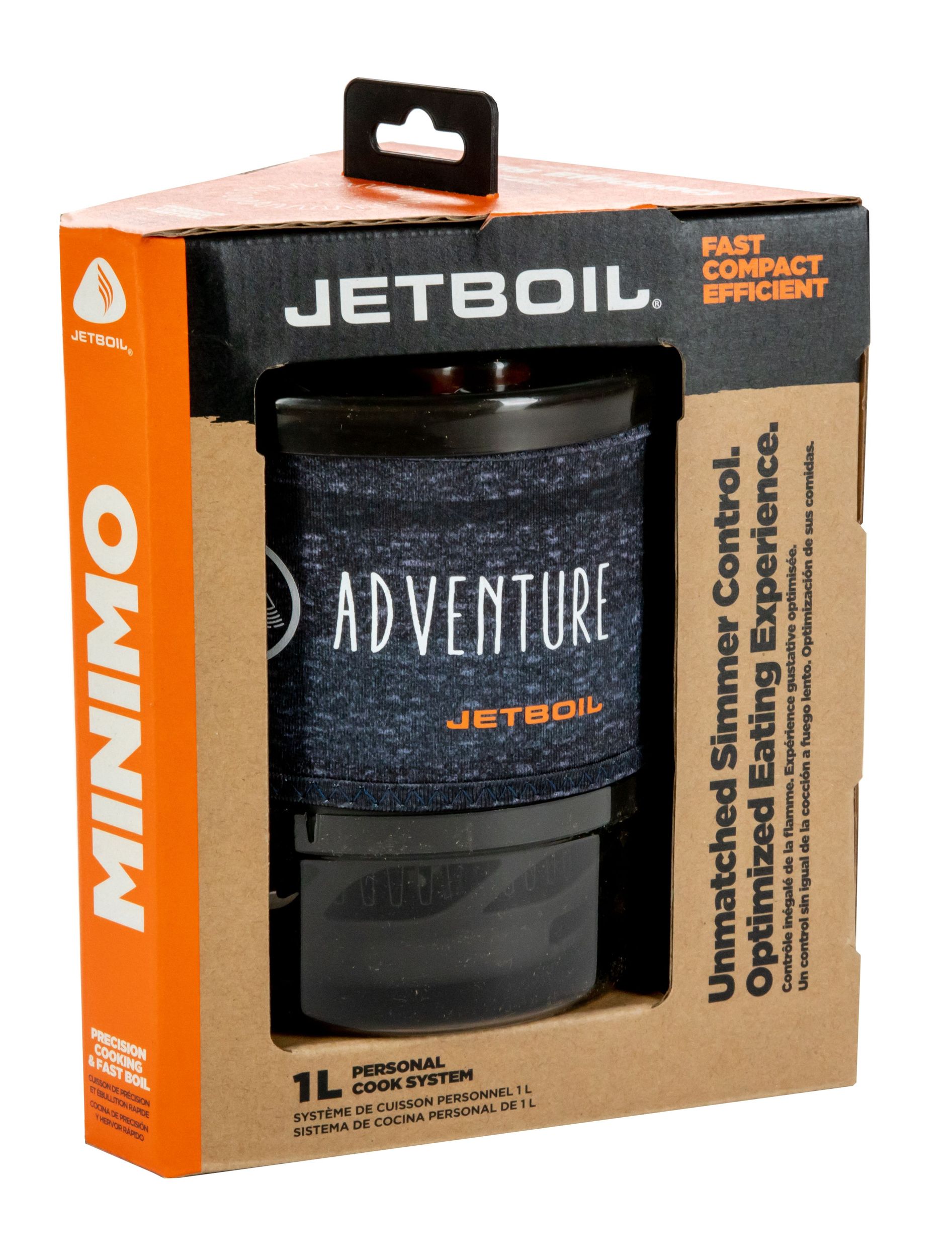 JetBoil MiniMo Stove - Adventure Front_Angled_Right