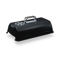BioLite FirePit Stainless Steel Grill Lid Front_Angled_Right