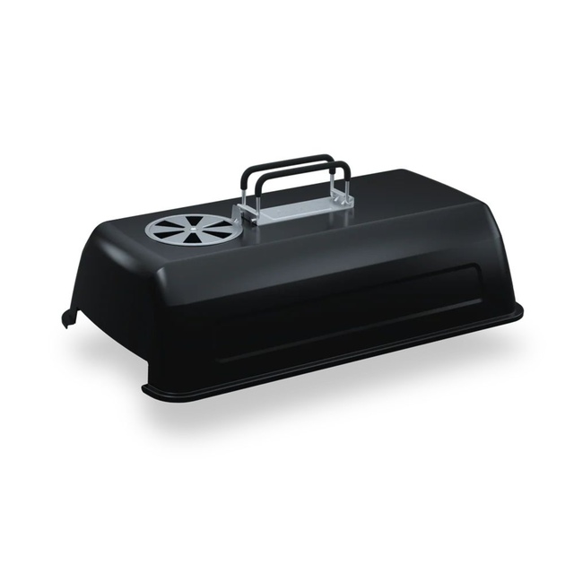 BioLite FirePit Stainless Steel Grill Lid Front_Angled_Right