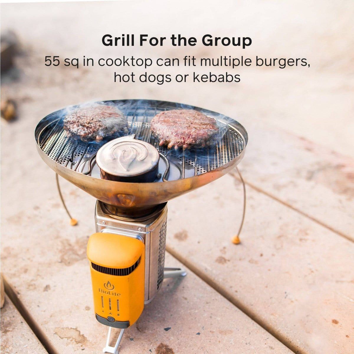 BioLite CampStove Cook Kit Overhead_Plunge