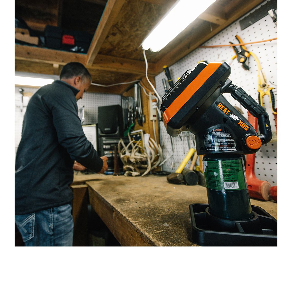 Heat Hog Piglet 4,000 BTU LP Propane Heater Side_Left