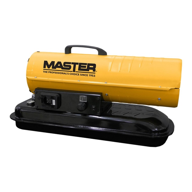 Master 80,000 BTU Battry Krosene Diesel Air Heater Front_Angled_Right