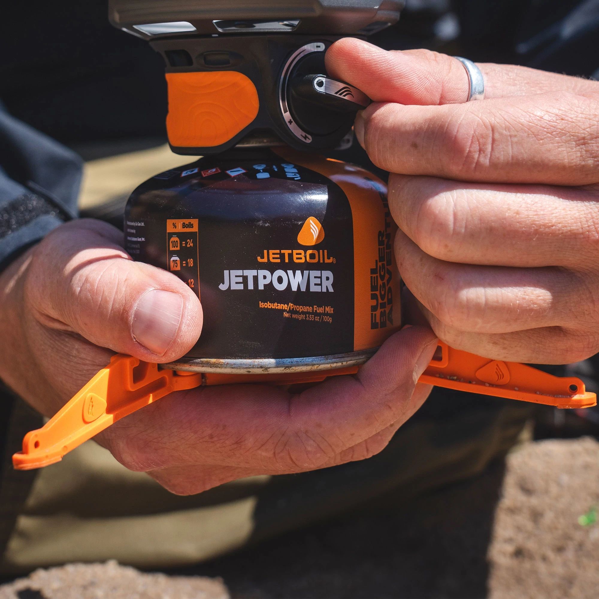 JETBOIL Fuel Can 2.0 Fuel Can Stabilizer CloseUp