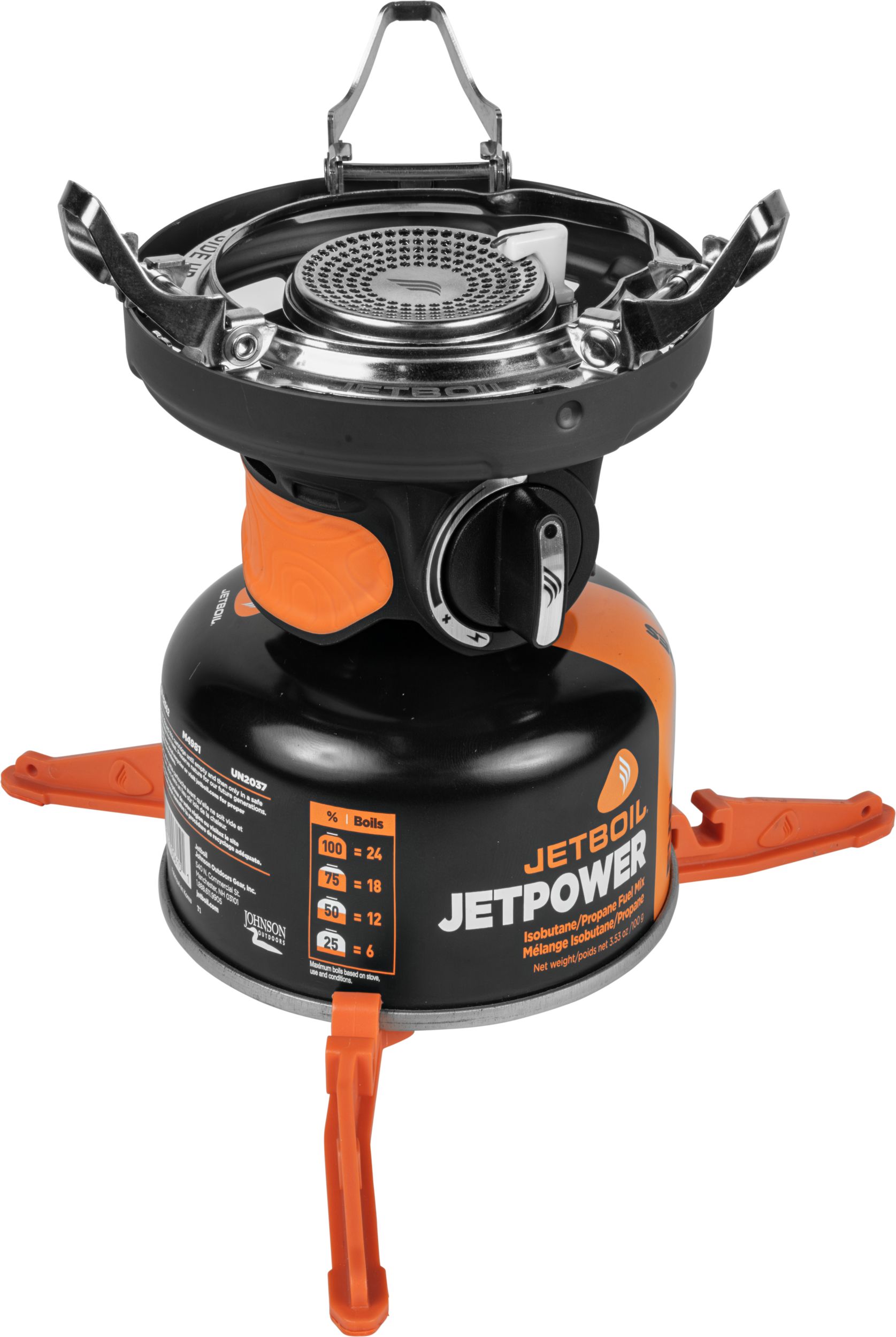 JETBOIL Fuel Can 2.0 Fuel Can Stabilizer Overhead_Plunge