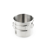 GSI Glacier Large Stainless Steel Bottle Cup Front_Three_Fourths_Angled_Left