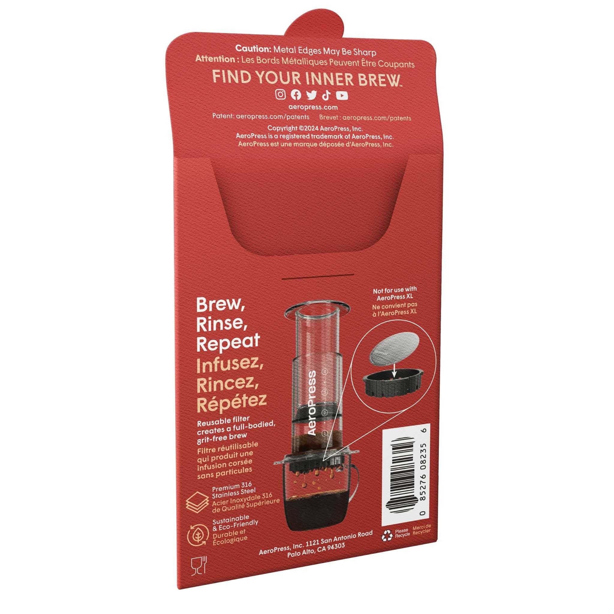 AeroPress Steel Reusable Coffee Filter