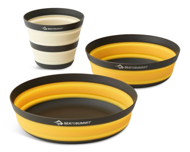 Sea To Summit Frontier Collapsible Cup and Bowl Set Front_Elevated