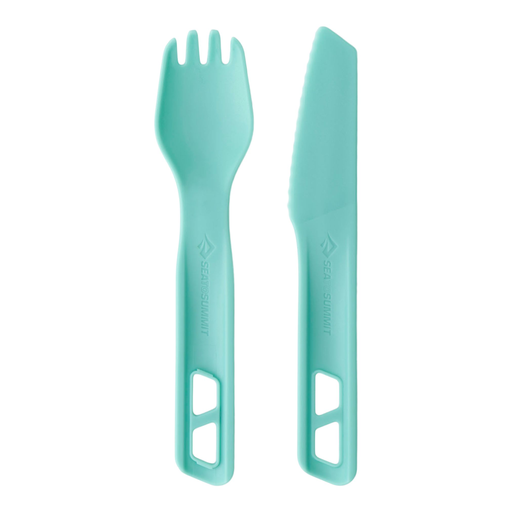 Sea To Summit Passage 2 Piece Cutlery Set Overhead_Flat