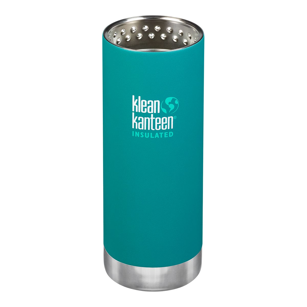 Klean Kanteen 16 oz Tumbler, Screw Cap, Insulated Stainless Steel, Chip Resistant Front_Elevated