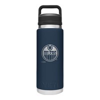 YETI Rambler Oilers 26 Oz Bottle Front_Flat