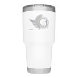YETI Rambler Senators 30 oz Tumbler, Sliding Lid, Insulated Stainless Steel Front_Flat