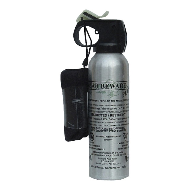 Bear Beware Plus Bear Spray with Holster Front_Flat