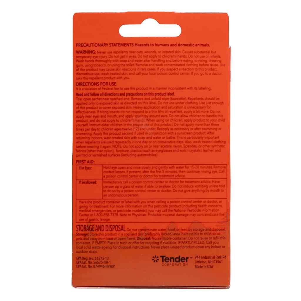 Ben's 30% Deet Tick and Insect Repellent Field Wipes