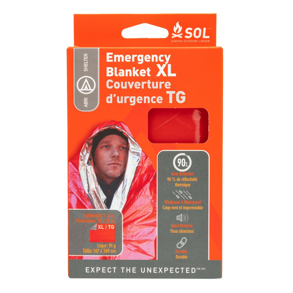 SOL Thermal Survival Emergency Blanket Front_Flat