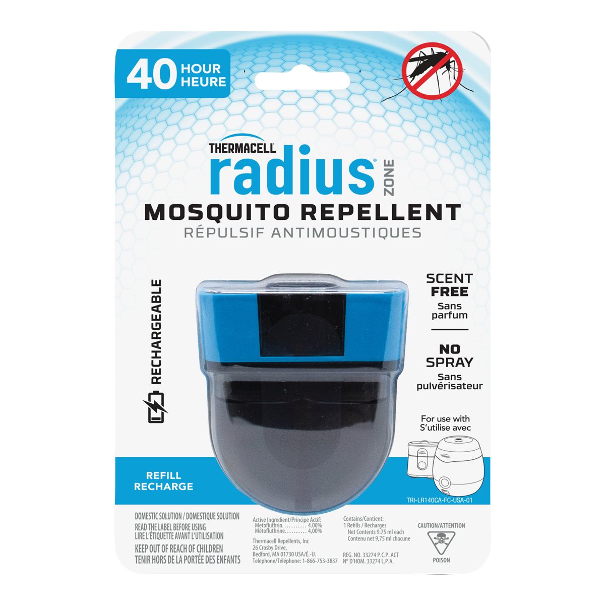Thermacell Radius Zone Mosquito Repellent Refill Atmosphere