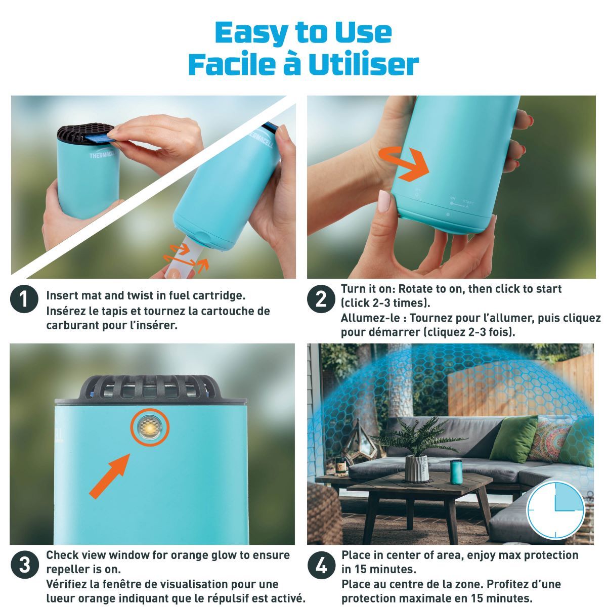 Thermacell Patio Shield Mosquito Repeller