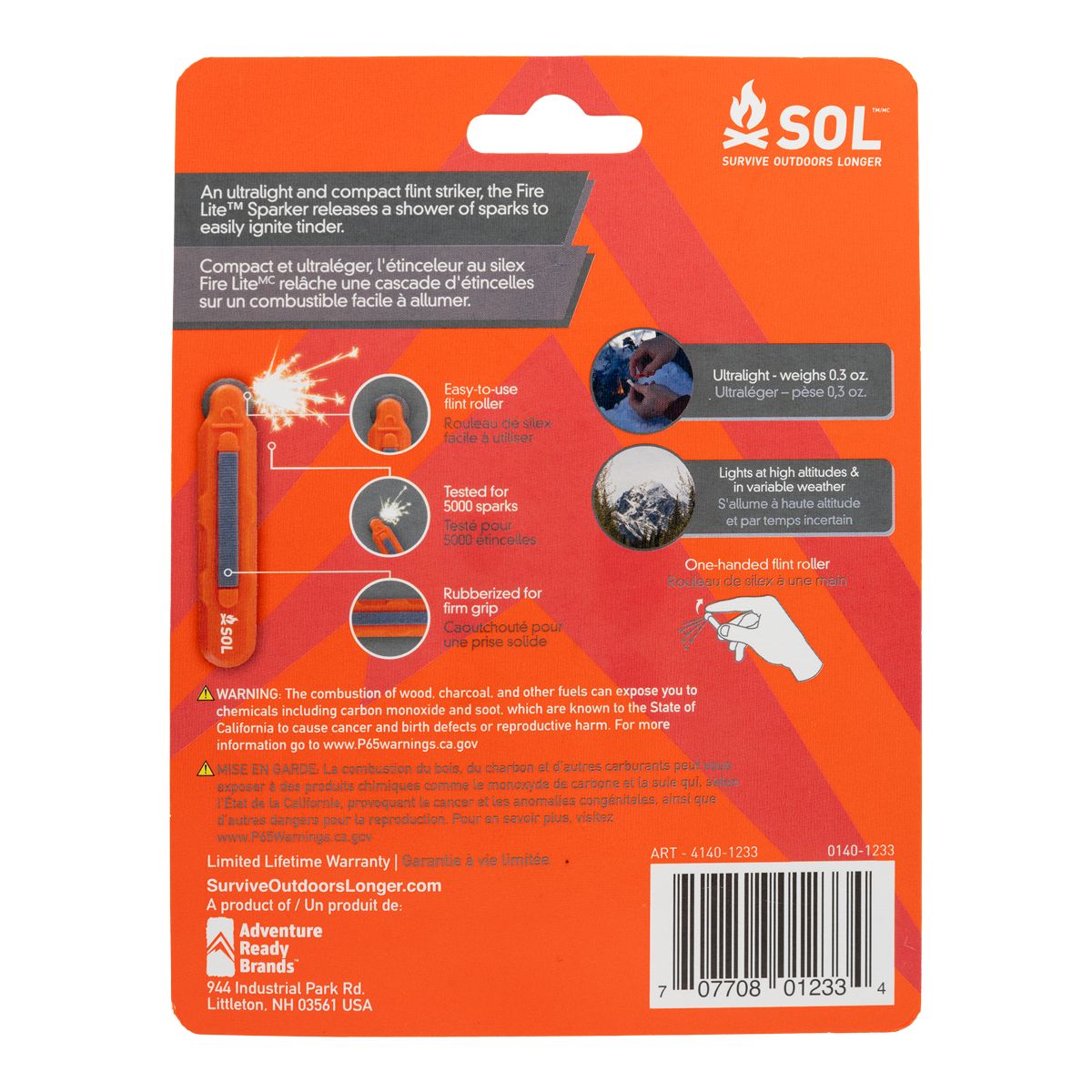 SOL Fire Lite™ Micro Sparker - 2pk Back_Flat