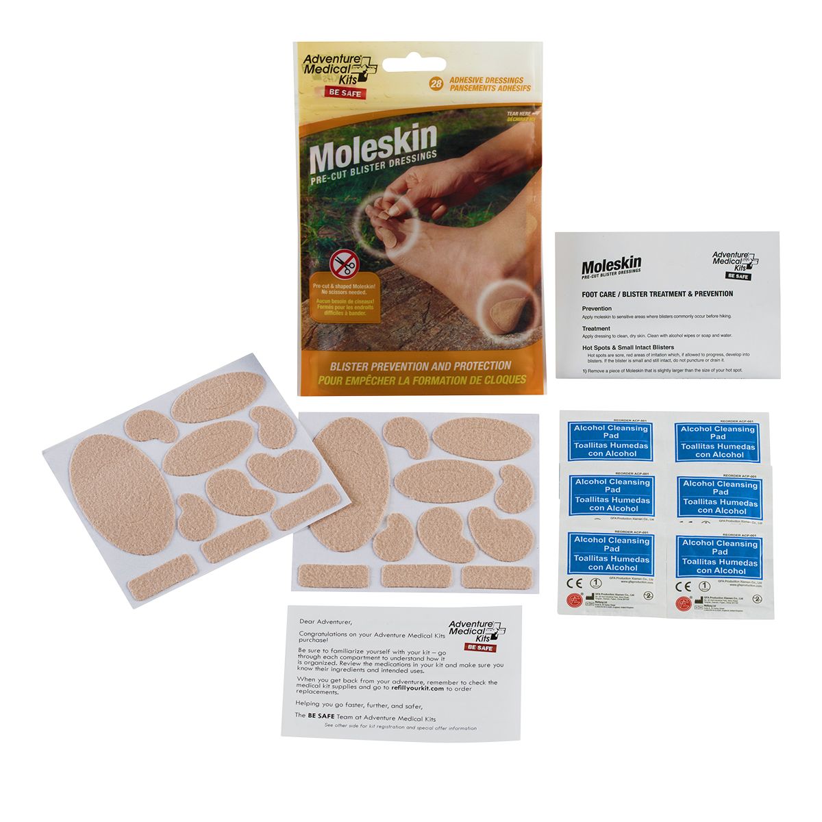 Adventure Medical Kits Moleskin Blister Dressing Composite_or_Mixed