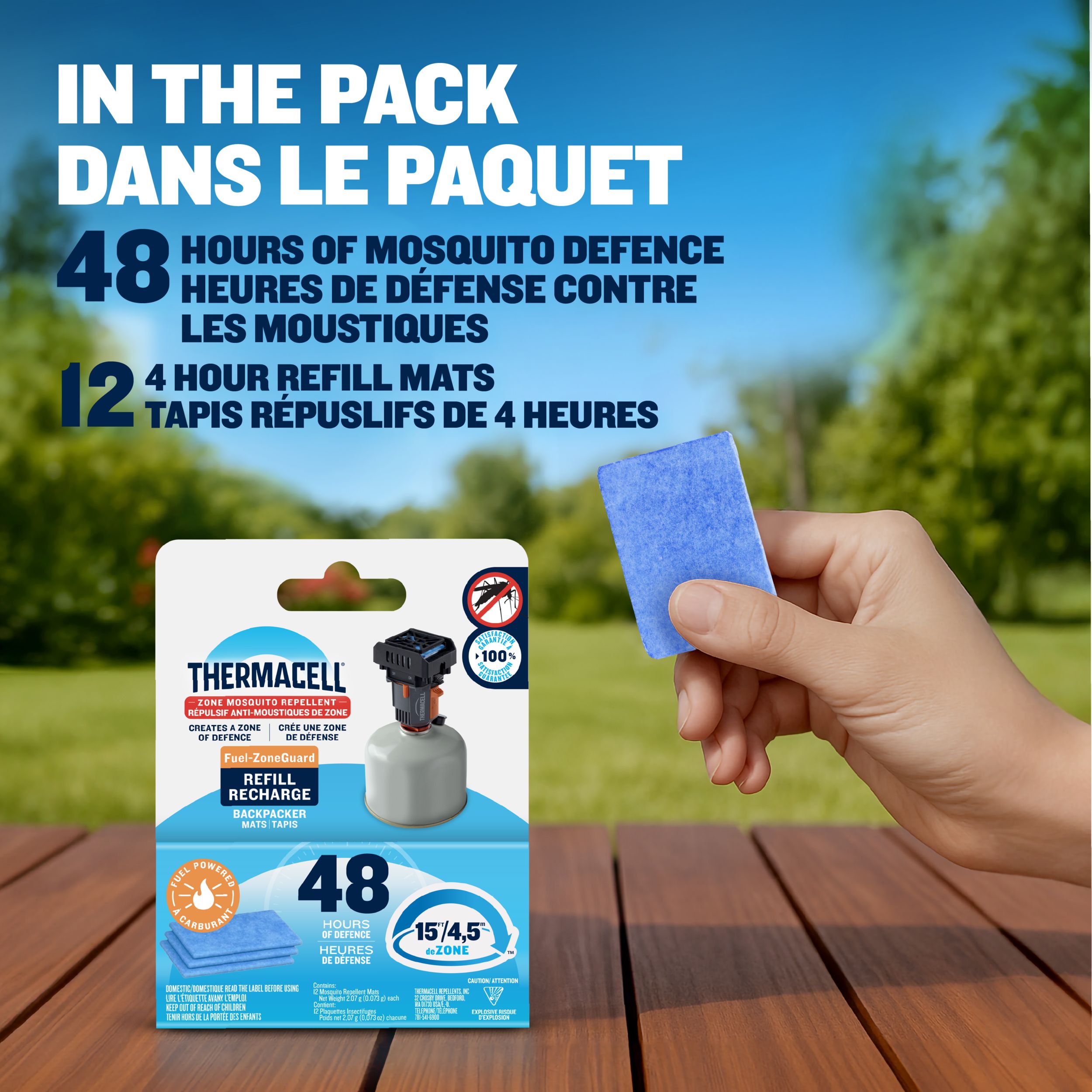 Thermacell Backpacker Mat Only Refill - 48 Hours
