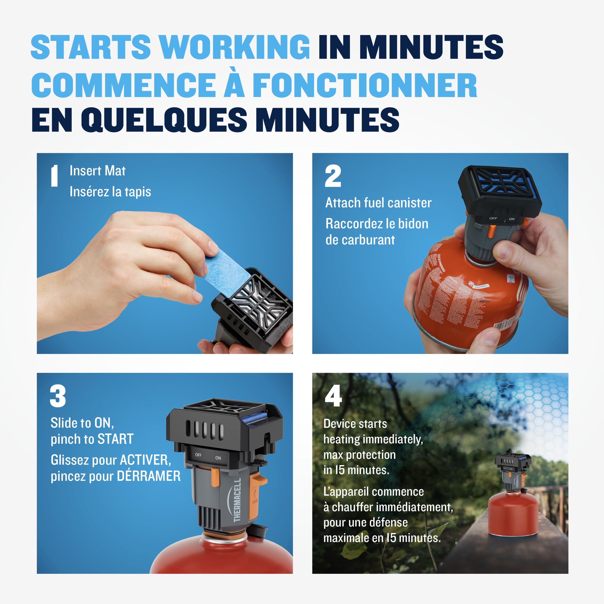 Thermacell Backpacker Mat Only Refill - 48 Hours