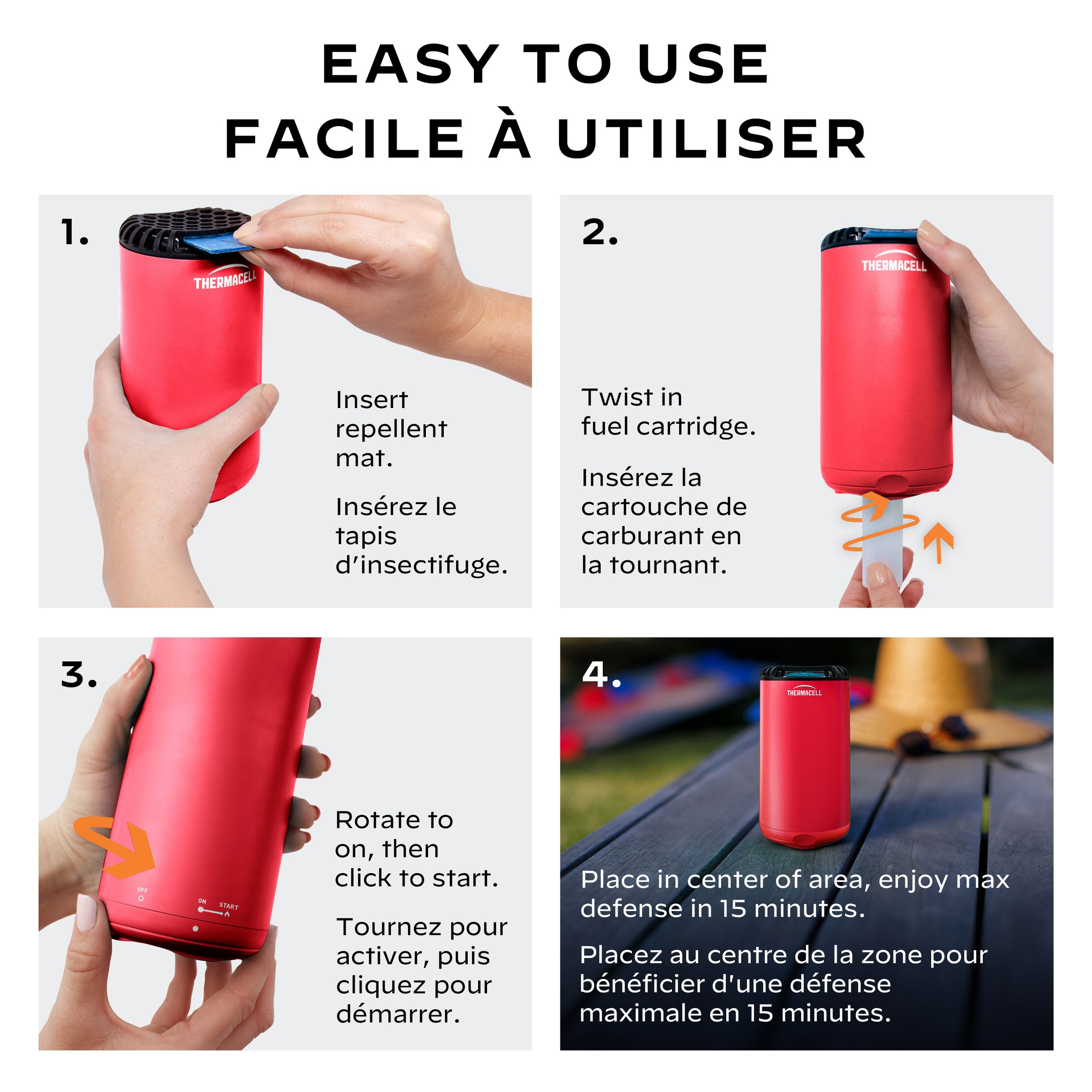 Thermacell Patio Shield Mosquito Repeller