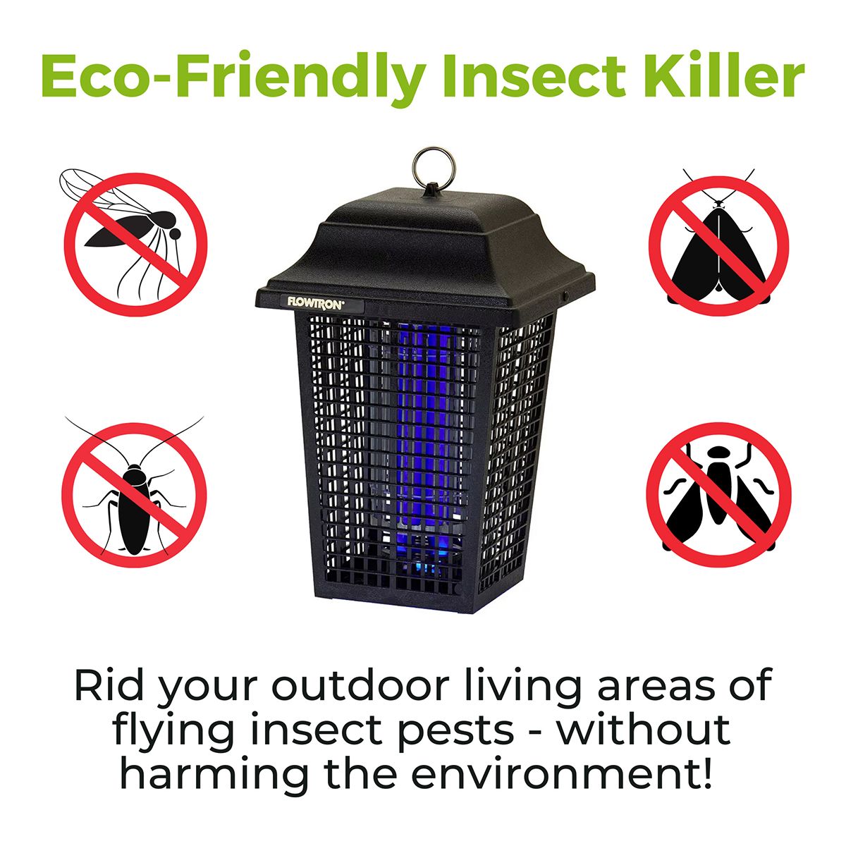 Flowtron 1.5 Acre 80 Watts Electronic Insect Killer