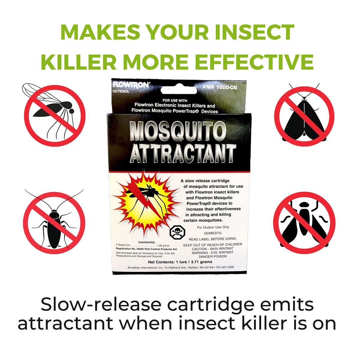 Flowtron Octenol Mosquito Attractant Cartridge