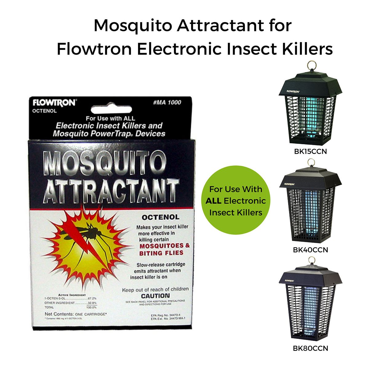 Flowtron Octenol Mosquito Attractant Cartridge