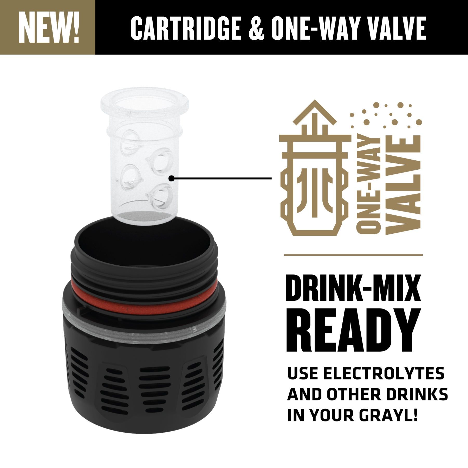 Grayl UltraPress® Water Purifier Bottle