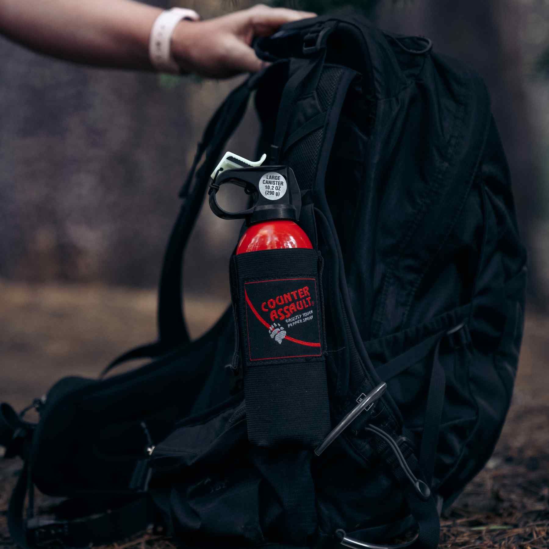 Counter Assault Bear Spray Holster Front_Flat