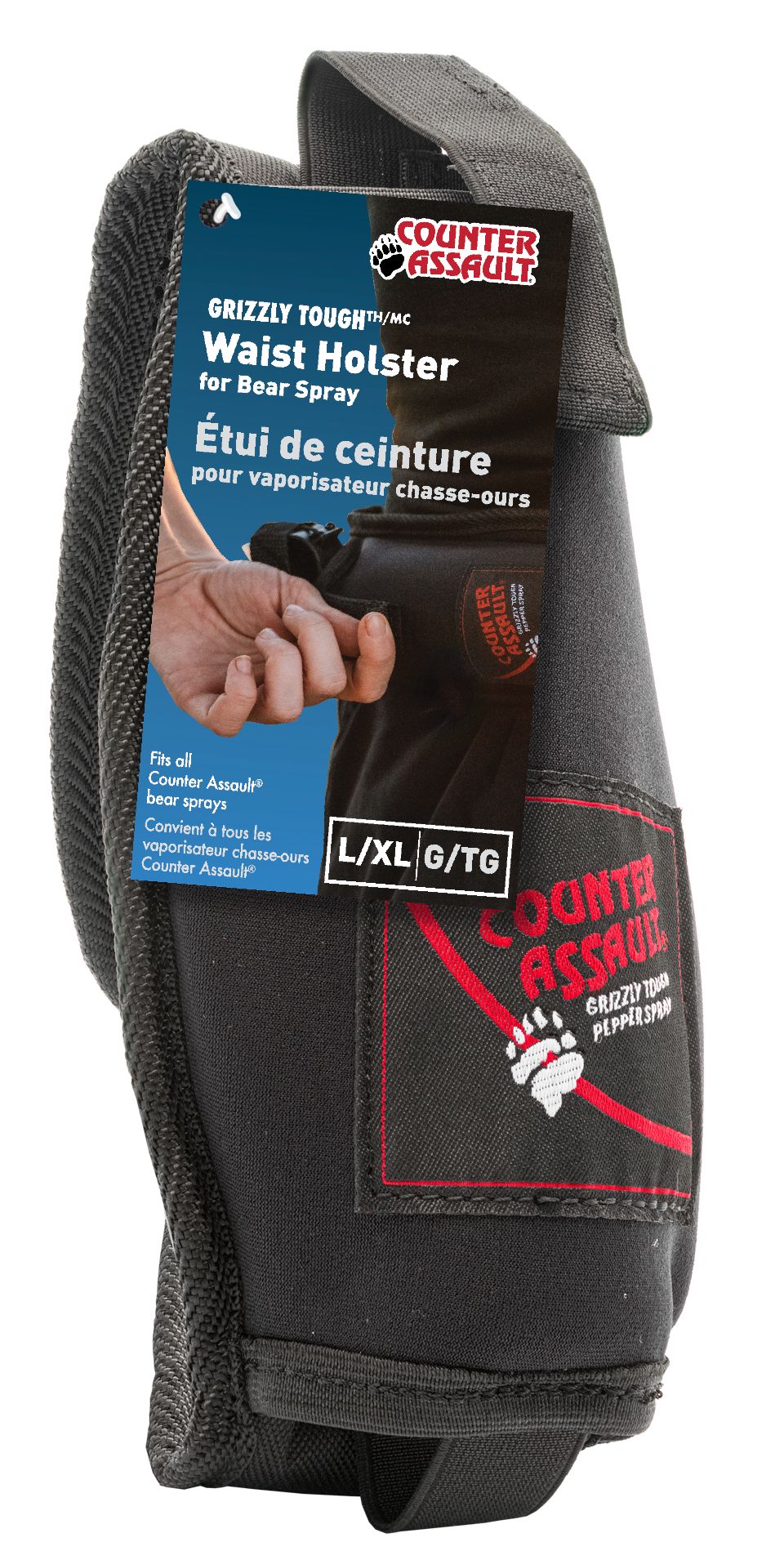 Counter Assault Large/X-Large Bear Spray Waist Holster